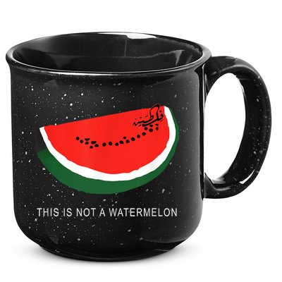 Watermelon This Is Not A Watermelon Palestine Collection 15oz Campfire Ceramic Mug