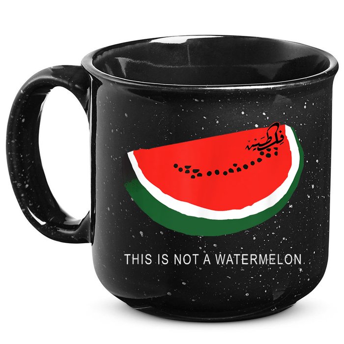 Watermelon This Is Not A Watermelon Palestine Collection 15oz Campfire Ceramic Mug