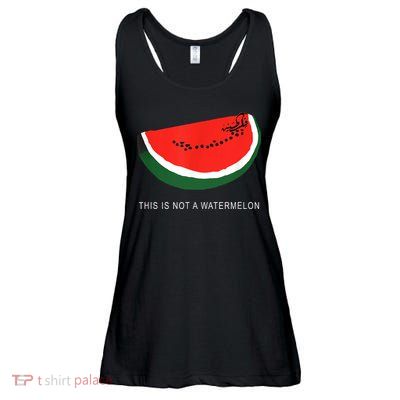 Watermelon This Is Not A Watermelon Palestine Collection Ladies Essential Flowy Tank