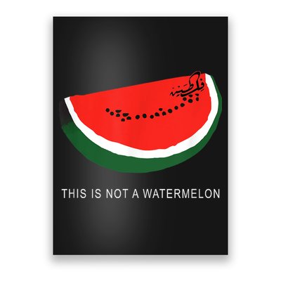 Watermelon This Is Not A Watermelon Palestine Collection Poster