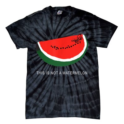 Watermelon This Is Not A Watermelon Palestine Collection Tie-Dye T-Shirt