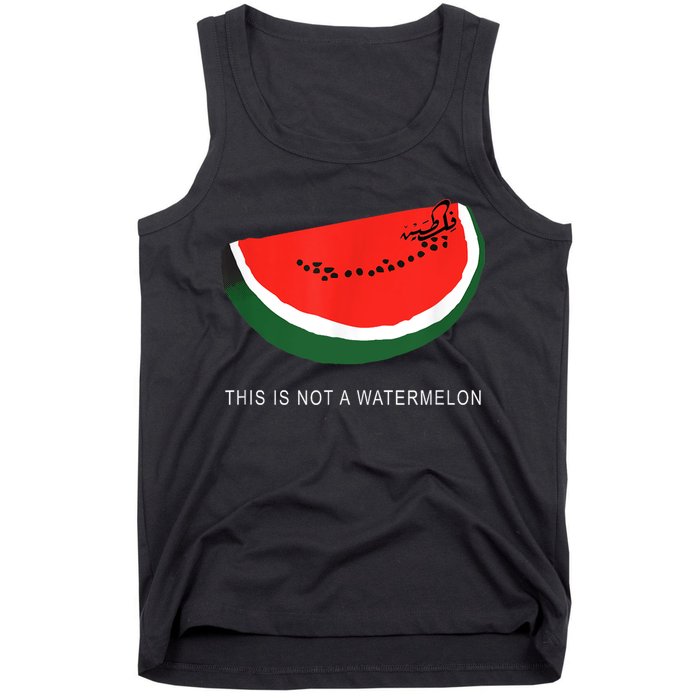 Watermelon This Is Not A Watermelon Palestine Collection Tank Top
