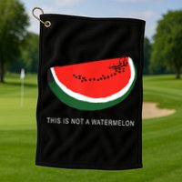 Watermelon This Is Not A Watermelon Palestine Collection Golf Towel