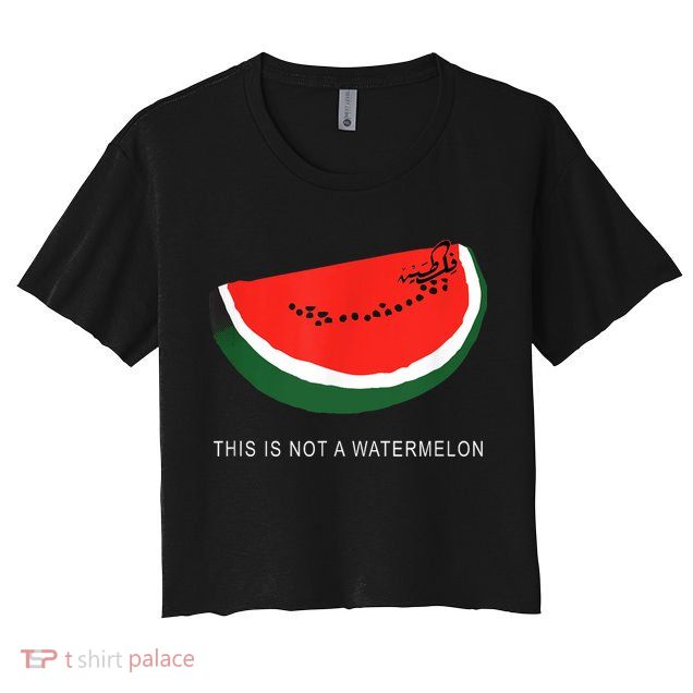 Watermelon This Is Not A Watermelon Palestine Collection Crop Top
