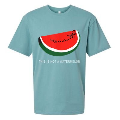 Watermelon This Is Not A Watermelon Palestine Collection Sueded Cloud Jersey T-Shirt