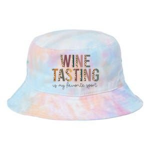 WINE TASTING Is My Favorite Sport Tie Dye Newport Bucket Hat