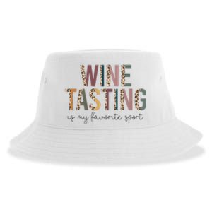 WINE TASTING Is My Favorite Sport Sustainable Bucket Hat