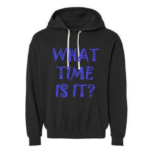 What Time Is It Garment-Dyed Fleece Hoodie