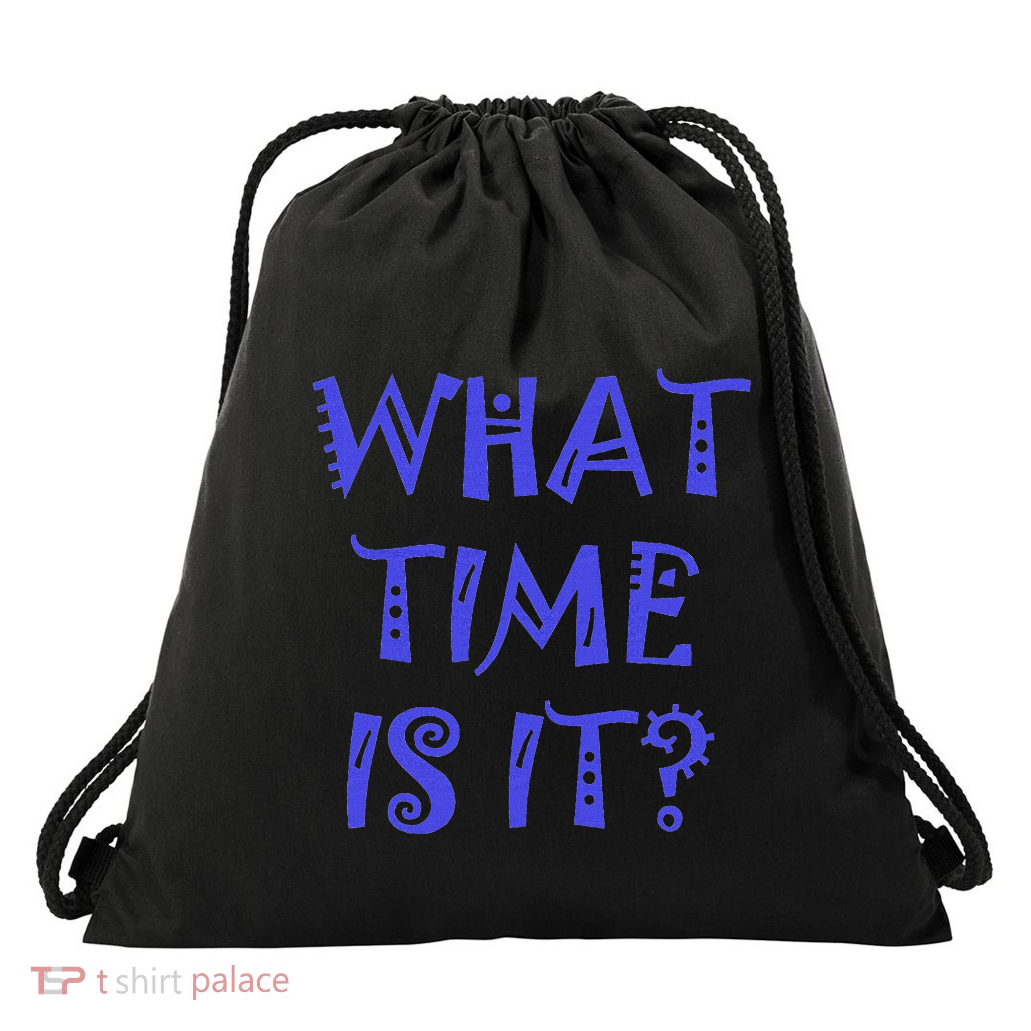 What Time Is It Drawstring Bag