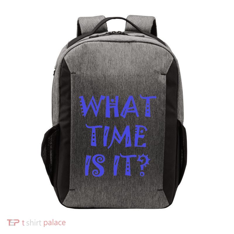 What Time Is It Vector Backpack