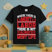 Where The Is Most Labor There Is Not Always Nost Life Labor Day Gift Toddler T-Shirt