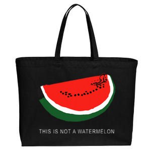 Watermelon 'This is Not a Watermelon' Palestine Collection Cotton Canvas Jumbo Tote