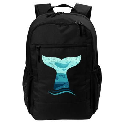 Whale Tail In Waves Orca Ocean Cute Gift Backpack