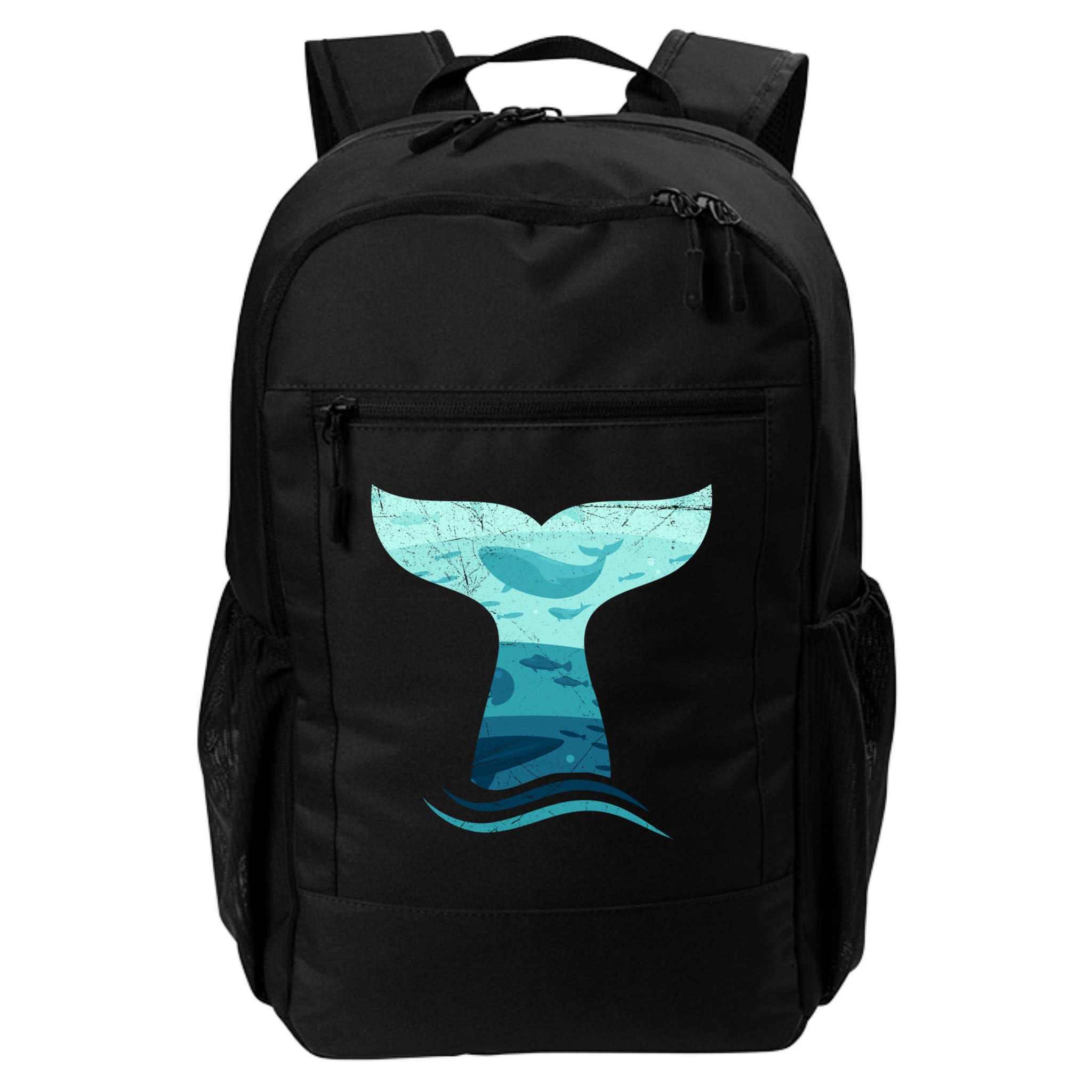 Whale Tail In Waves Orca Ocean Cute Gift Backpack