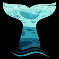 Whale Tail In Waves Orca Ocean Cute Gift Backpack