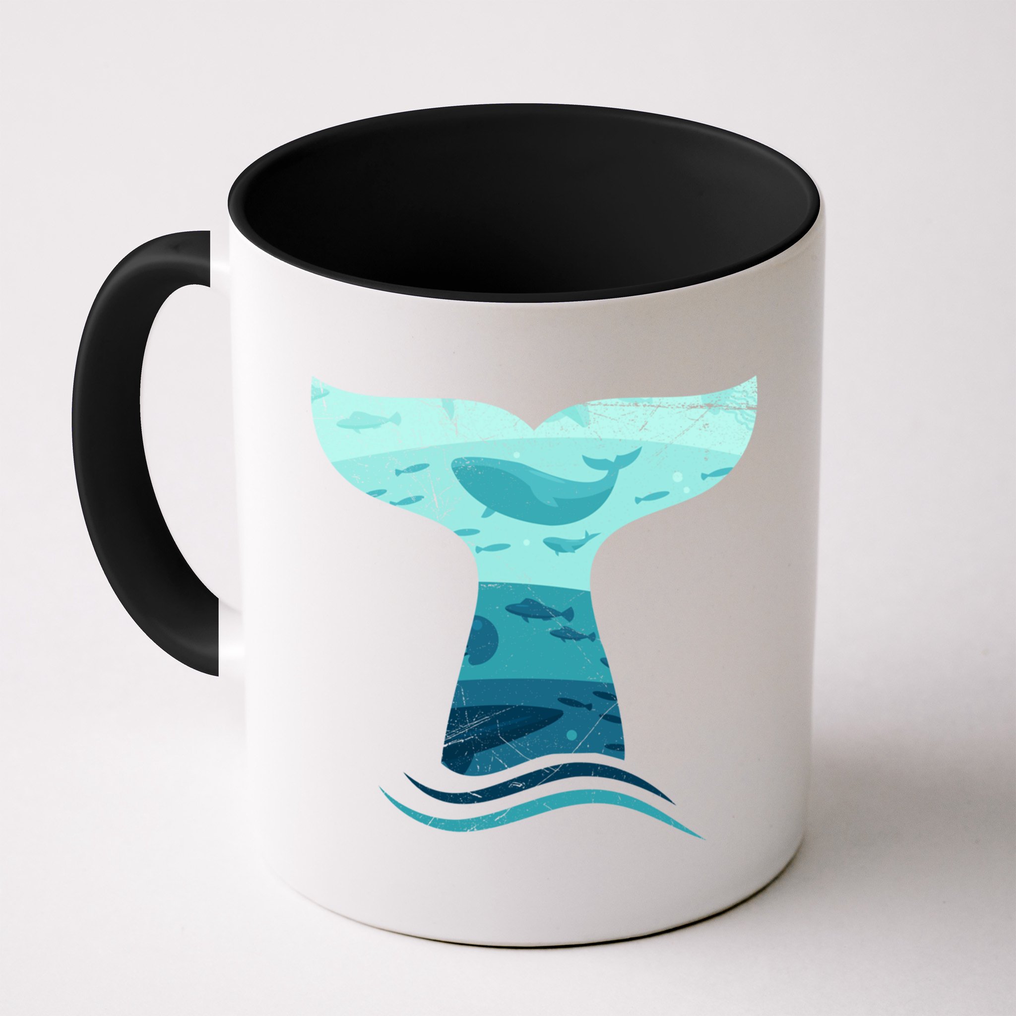 Whale Tail In Waves Orca Ocean Cute Gift Mug
