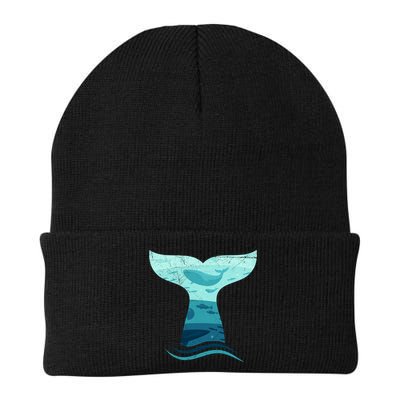 Whale Tail In Waves Orca Ocean Cute Gift Beanie