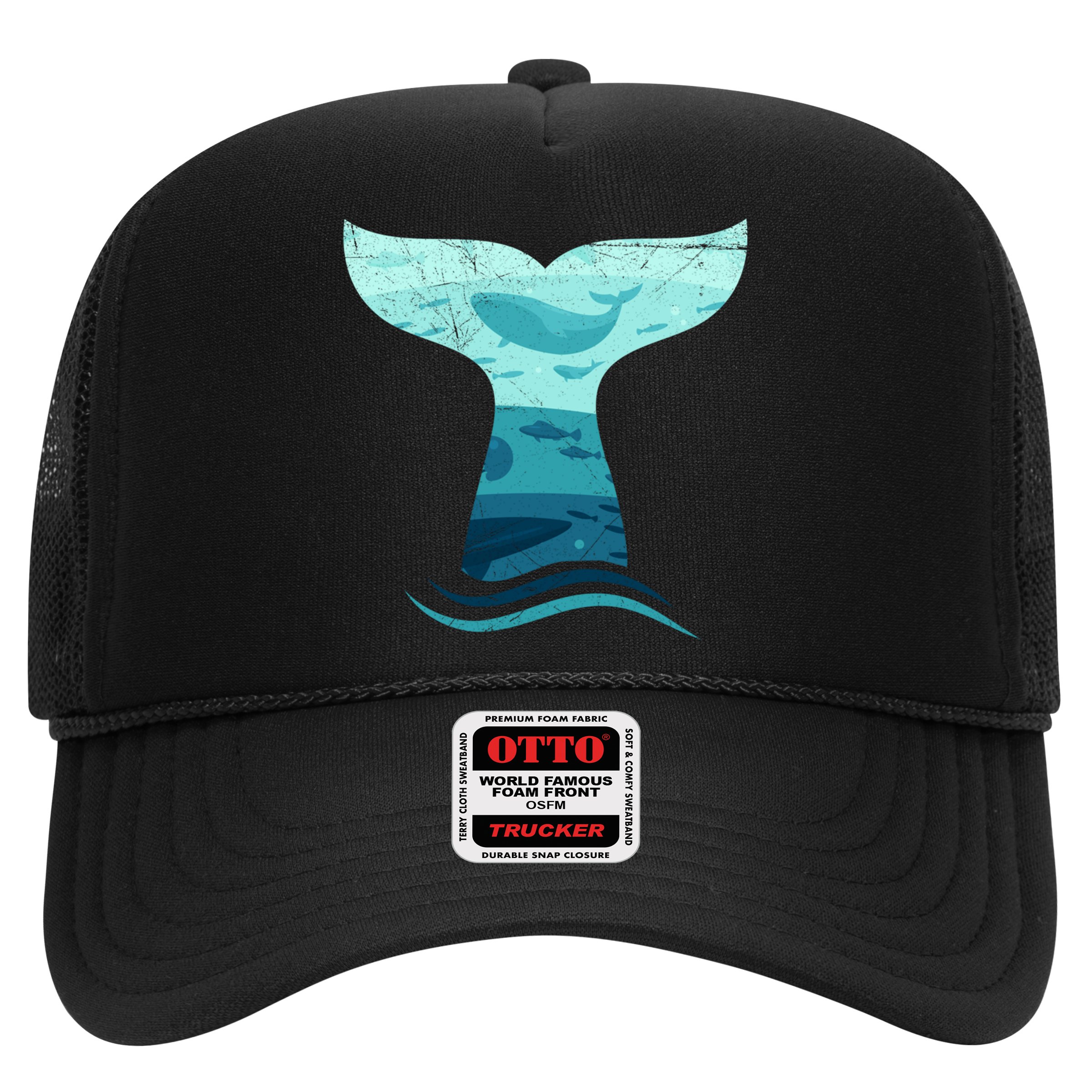 Whale Tail In Waves Orca Ocean Cute Gift Hat