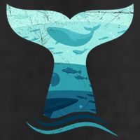 Whale Tail In Waves Orca Ocean Cute Gift Hat