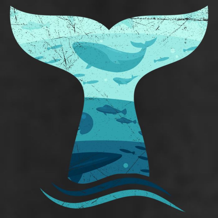 Whale Tail In Waves Orca Ocean Cute Gift Hat