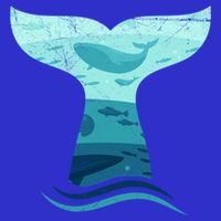 Whale Tail In Waves Orca Ocean Cute Gift 16 in Basic Backpack