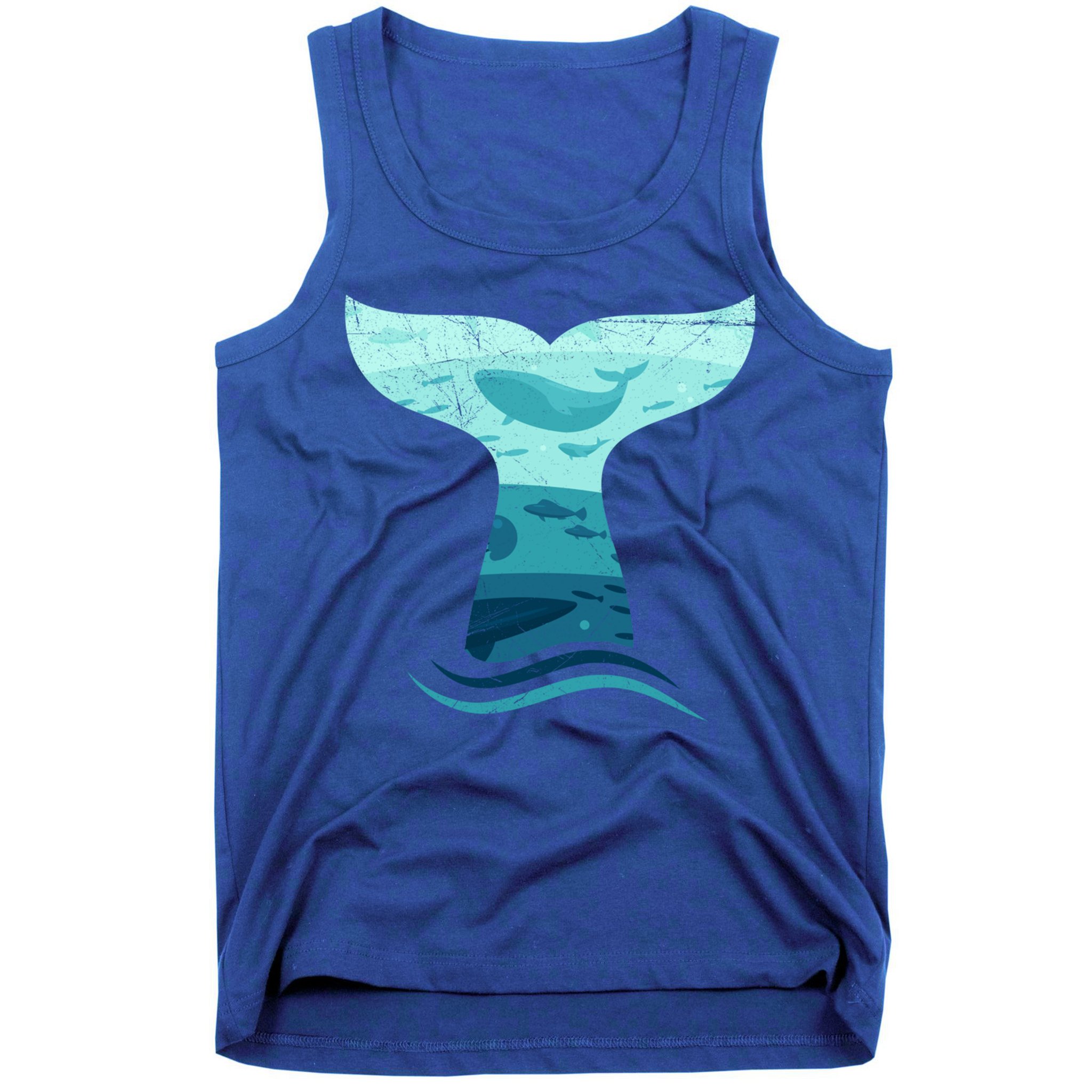 Whale Tail In Waves Orca Ocean Cute Gift Tank Top