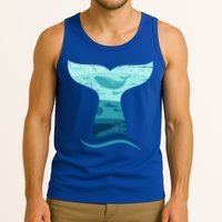 Whale Tail In Waves Orca Ocean Cute Gift Tank Top
