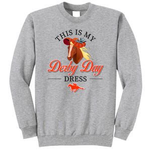 Womens This Is My Derby Day Horseshoe Kentucky For Women Tall Sweatshirt