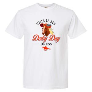 Womens This Is My Derby Day Horseshoe Kentucky For Women Garment-Dyed Heavyweight T-Shirt