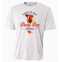 Womens This Is My Derby Day Horseshoe Kentucky For Women Cooling Performance Crew T-Shirt