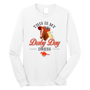 Womens This Is My Derby Day Horseshoe Kentucky For Women Long Sleeve Shirt