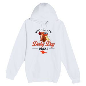 Womens This Is My Derby Day Horseshoe Kentucky For Women Premium Pullover Hoodie