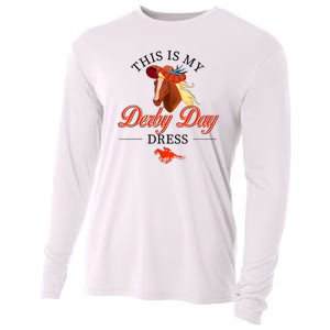 Womens This Is My Derby Day Horseshoe Kentucky For Women Cooling Performance Long Sleeve Crew