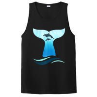 Whale Tail In Waves Orcas Underwater Ocean PosiCharge Competitor Tank