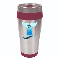 Whale Tail In Waves Orcas Underwater Ocean 16oz Travel Tumbler