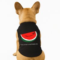 Watermelon This Is Not A Watermelon Palestine Collection Doggie Tank