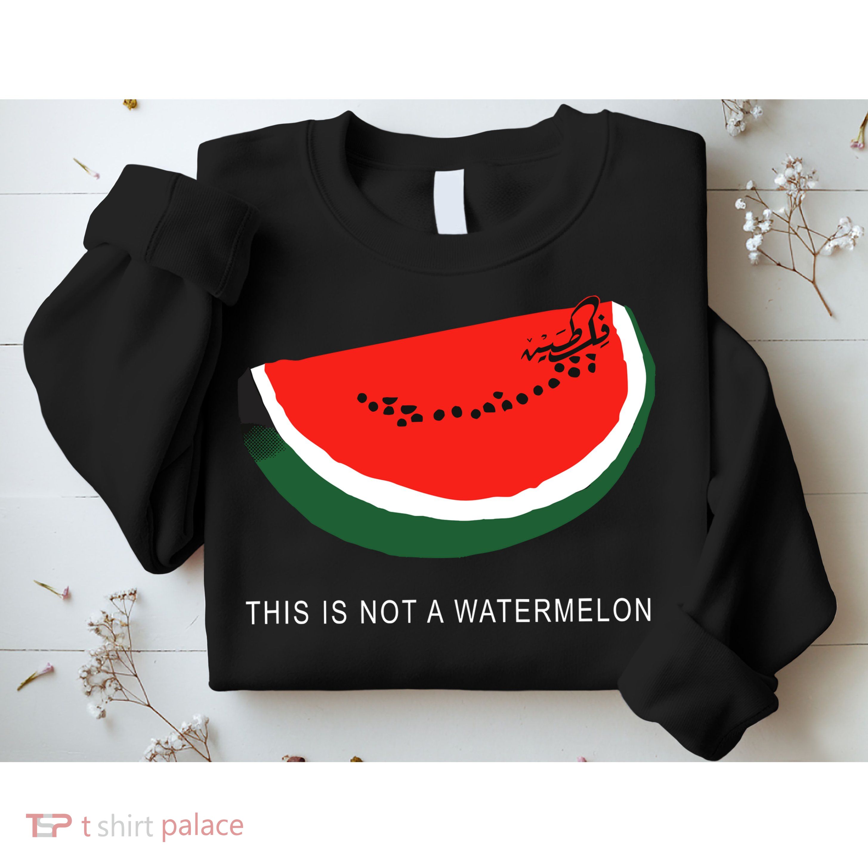 Watermelon This Is Not A Watermelon Palestine Collection Sweatshirt