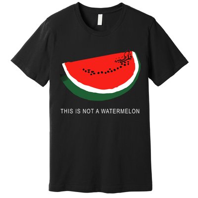 Watermelon This Is Not A Watermelon Palestine Collection Premium T-Shirt