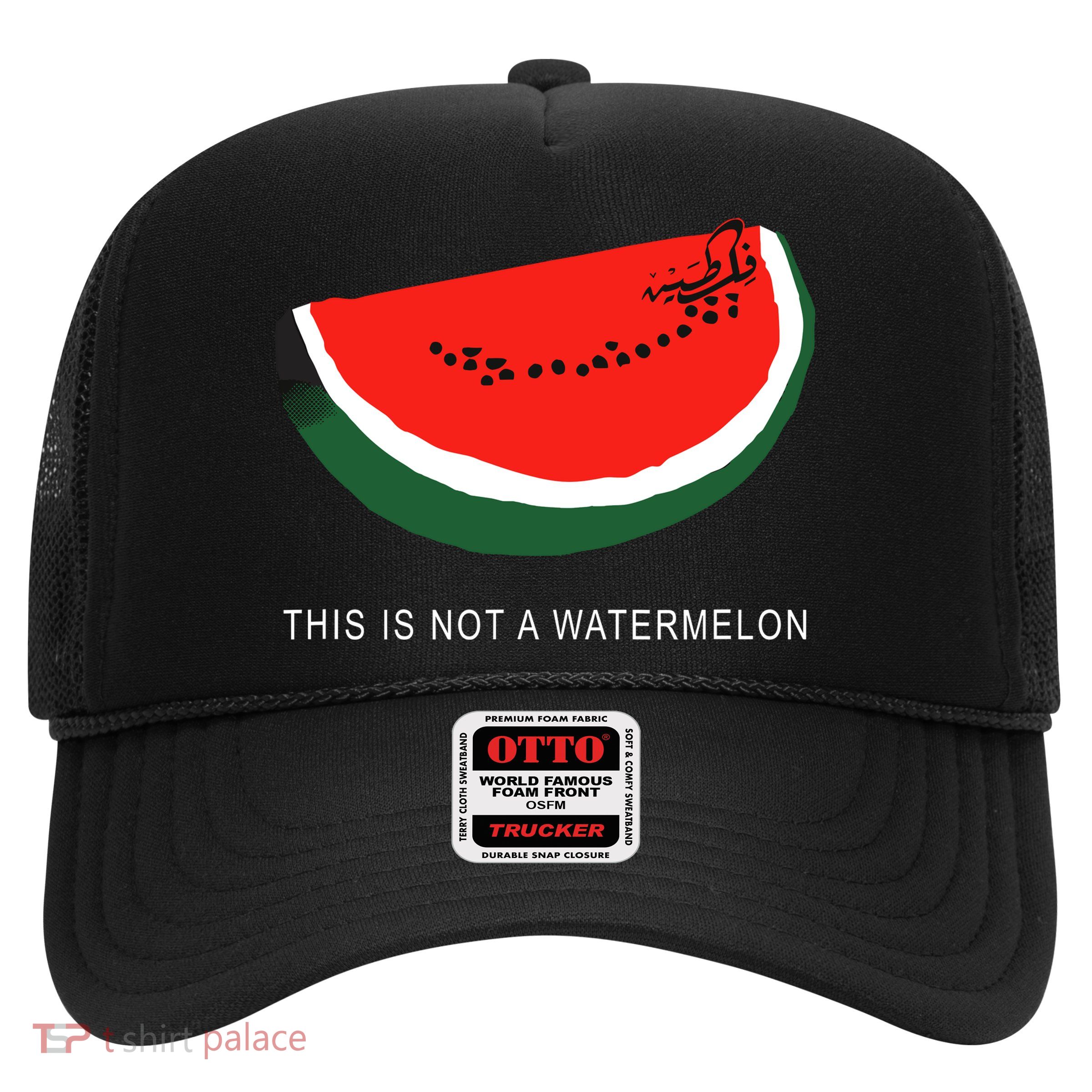 Watermelon This Is Not A Watermelon Palestine Collection Trucker Hat