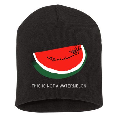 Watermelon This Is Not A Watermelon Palestine Collection Short Acrylic Beanie