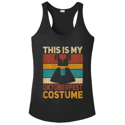 Womens This Is My Oktoberfest Costume Women German Dirndl Outfit Ladies PosiCharge Competitor Racerback Tank