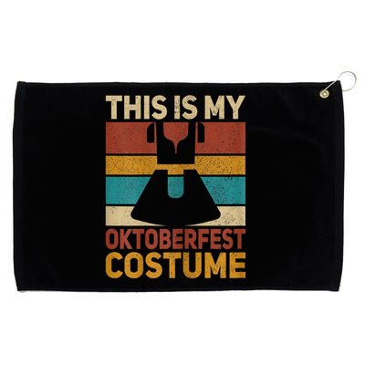 Womens This Is My Oktoberfest Costume Women German Dirndl Outfit Grommeted Golf Towel