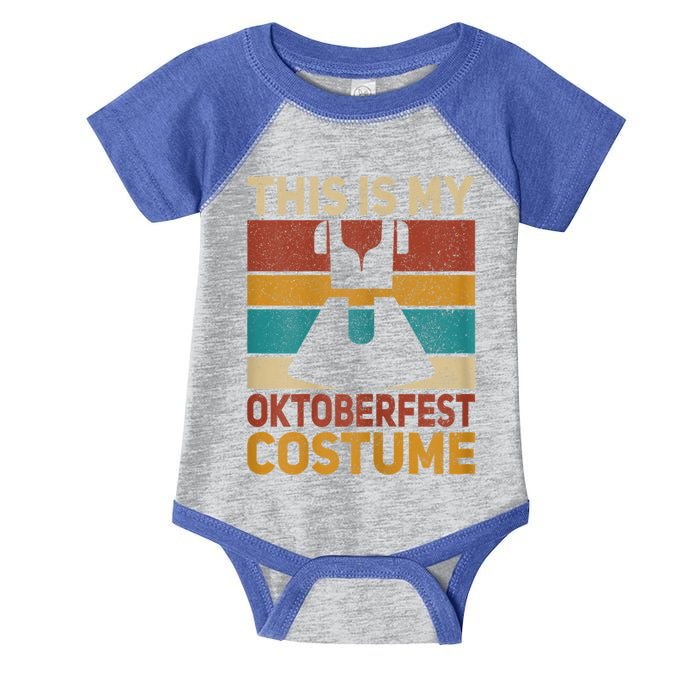 Womens This Is My Oktoberfest Costume Women German Dirndl Outfit Infant Baby Jersey Bodysuit