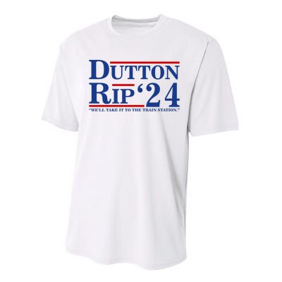 Dutton Rip 2024 We’ll Take It To The Train Station DuttonRip 2024 Performance Sprint T-Shirt