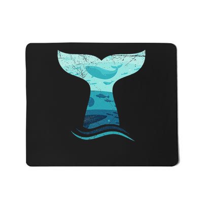 Whale Tail In Waves Orca Ocean Mousepad