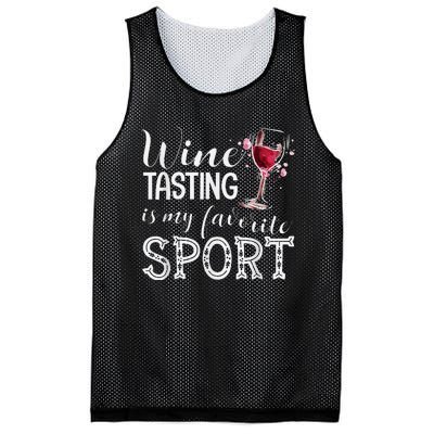 Wine Tasting Is My Favorite Sport Mesh Reversible Basketball Jersey Tank