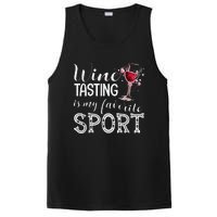 Wine Tasting Is My Favorite Sport PosiCharge Competitor Tank