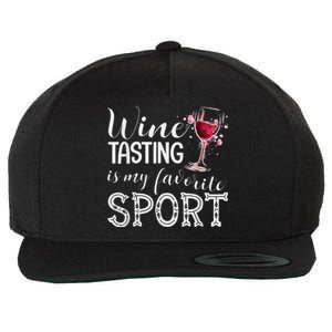 Wine Tasting Is My Favorite Sport Wool Snapback Cap