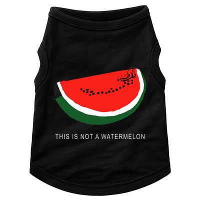 Watermelon This Is Not A Watermelon Palestine Collection Doggie Tank