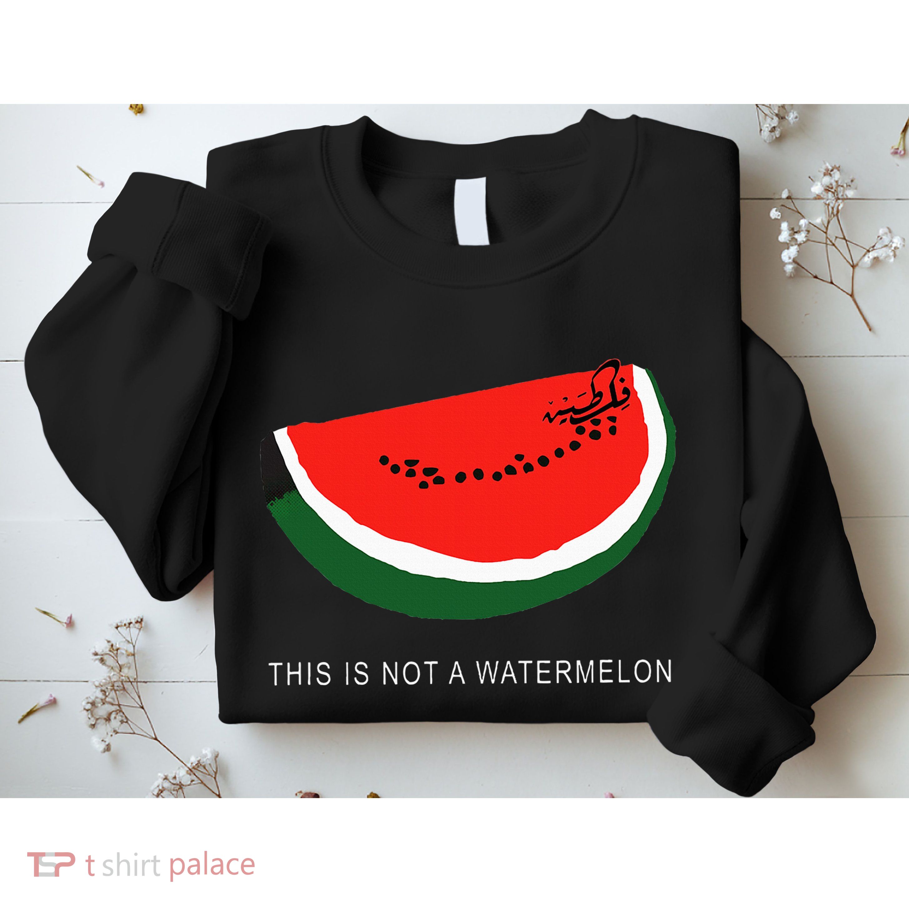 Watermelon This Is Not A Watermelon Palestine Collection Sweatshirt